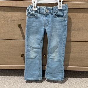 Girls Blue Denim Lindex Flare Jeans